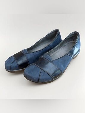 Naot Architect Women’s Slip On Shoes Ballerina Flats Blue Size 40 (9) Comfort